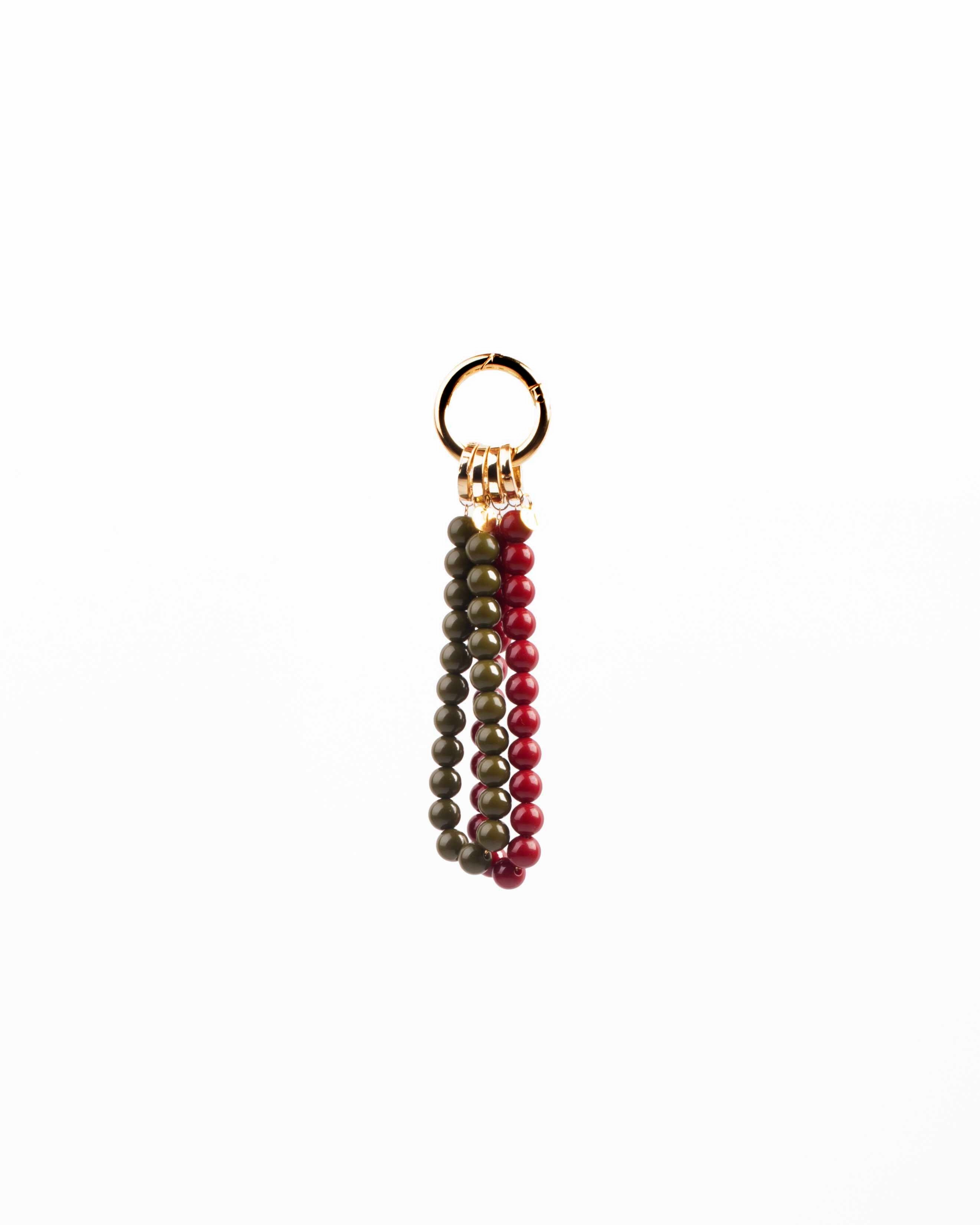 PORTACHIAVI- Mini Bordeaux e Verde Militare